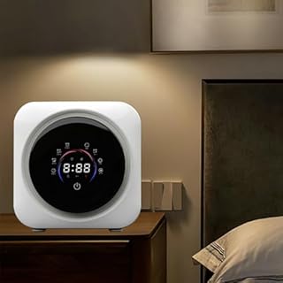 FANBINAN 2-in-1 Mini Portable Washer and Dryer Combo - Wall Mounted Fully Automatic Front Drum Washing Machine with LCD Control Panel - for Small Clothes, Underwear, Socks Desktop