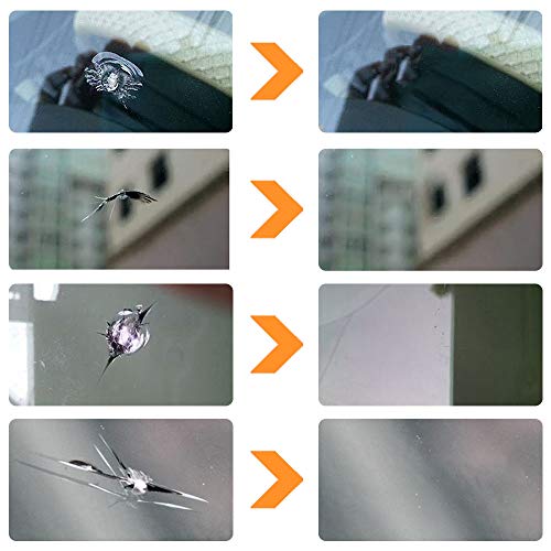 YOOHE Car Windshield Repair Kit - Windshield Repair Kit with Pressure Syringes for Fix Windshield Chips, Cracks, Bulls-Eye, Star-Shaped and Half-Moon Cracks - Thumbnail 2
