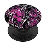 PINK CAMO PATTERN POP SOCKET PopSockets PopGrip: Swappable Grip for Phones & Tablets PopSockets Standard PopGrip