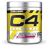 C4 Original - Suplemento en polvo para preentrenamiento - Sandía | Bebida energética para antes de entrenar | 150 mg de cafeína + beta alanina + monohidrato de creatina | 60 raciones