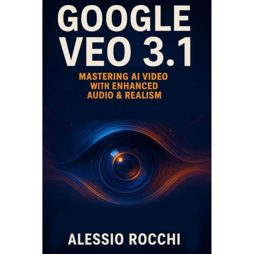 Google Veo 3.1: Mastering AI Video with Enhanced Audio & Realism Audiolibro Por Alessio Rocchi arte de portada