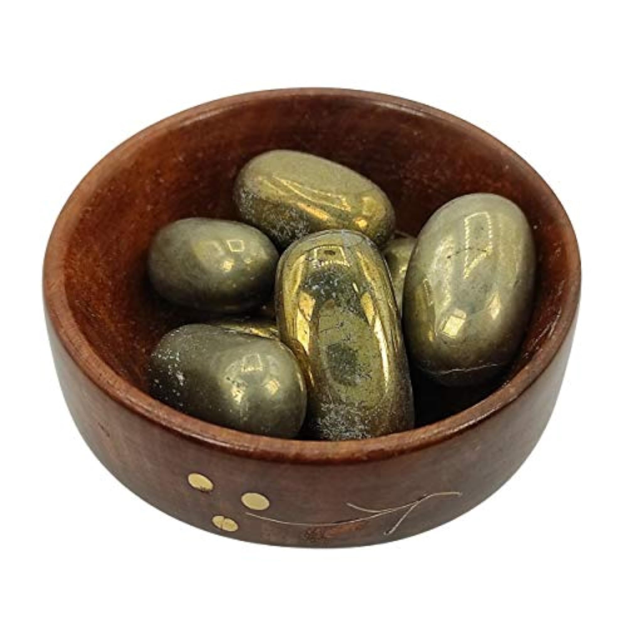 Pyrite Tumble Stone for Wealth and Prosperity