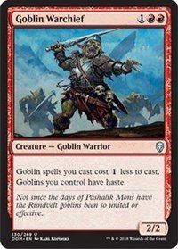Sinoeem Goblin Warchief - Dominaria