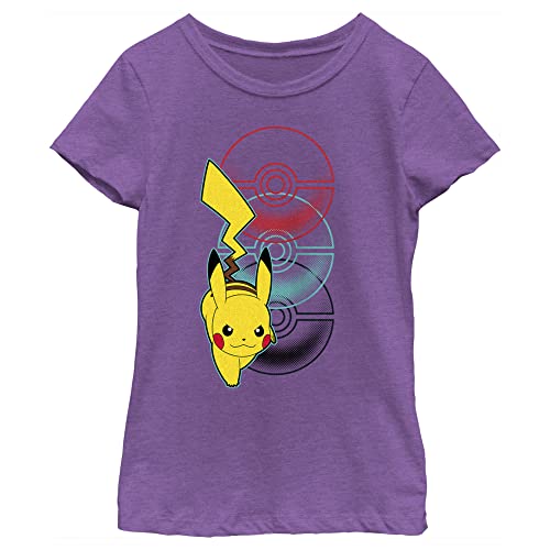 Fifth Sun Pokemon Ppoke Bounce Girls Short Sleeve Tee Shirt - Main Image