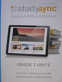Paperback StudySync Grade 7 Reading & Writing Companion California Book