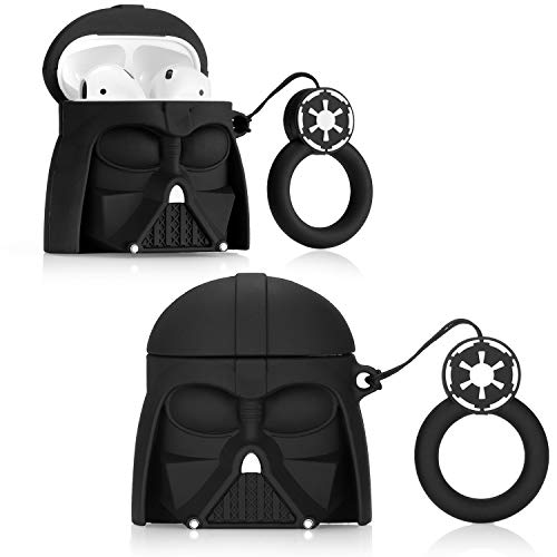 Star Airpods Case 2 Wars Pack, Protective Shockproof Case Cover Skins With Keychain Compatible With Apple Airpod 2 And 1 #TOP2
