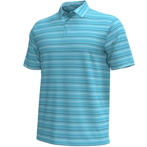 Under Armour New Men's Golf T2 Green Trace Stripe Polo - Choose Size & Color