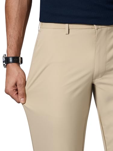 Image of XYXX Men Soft Stretch All Day Quick Dry Slim Fit Casual Pants