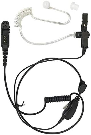 Two-Way Radio Earpiece With Acoustic Tube - Universal 2-Pin PPT Mic