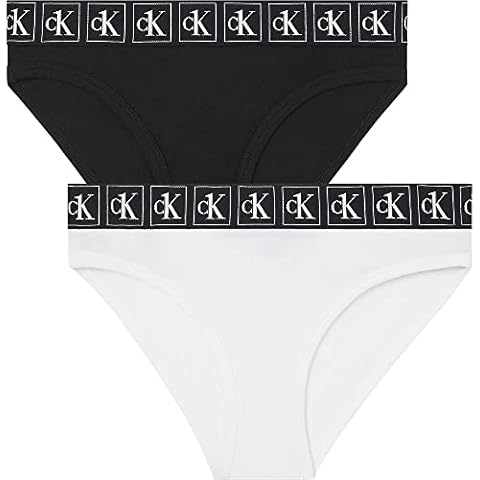 Calvin Klein 2pk Bikini de Algodón Elástico para Niñas Cover