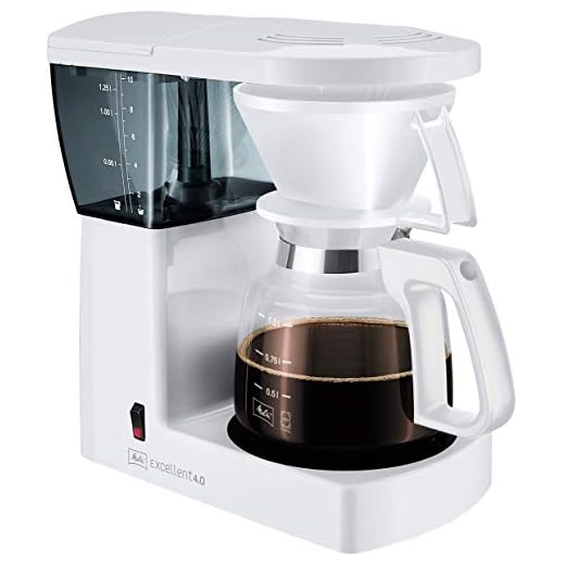 Melitta Excellent 4.0 M511WH automatisk kaffebryggare: avancerad beredningsteknik som tar tillvara på kaffets alla aromer och smaknyanser