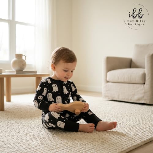 Image of ITSY BITSY BOUTIQUE Viscose Bamboo Baby Pajamas - Boys and Girls Footie Sleeper Convertible 2-Way Zipper Sleeper