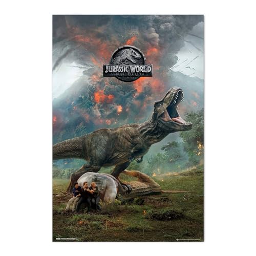 Grupo Erik - Poster Jurassic World - Deco Maison, Decoration Murale, Affiche Décorative