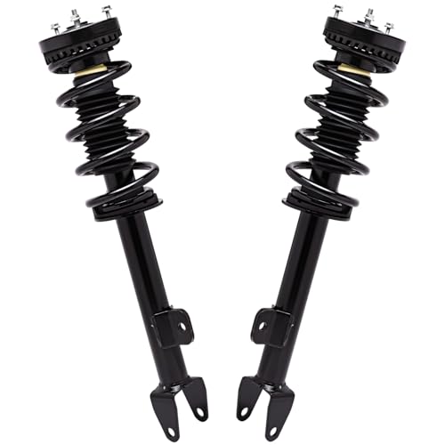 Image of Detroit Axle - 6pc Front Struts Kit for 2012-2023 Dodge Challenger 2012-2017 2019-2023 Charger, Struts & Coil Spring Sway Bar Links Lower Ball Joints Replacement Suspension