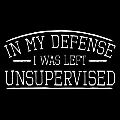 Defense Unsupervised Tshirt Novelty Gag Gift Funny T Shirt for Anyone - Image 3