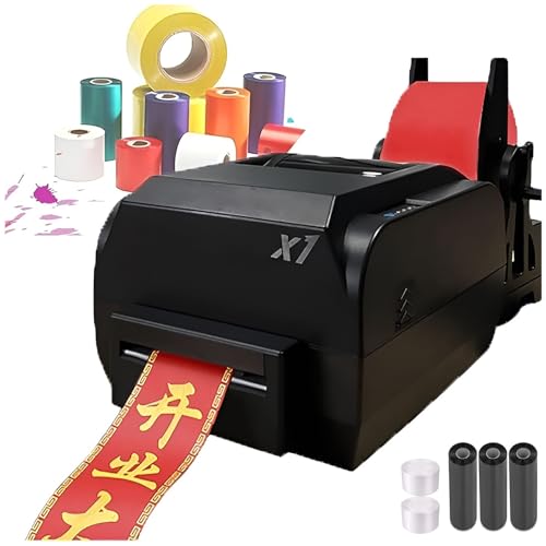 Digital Thermal Foil Stamping Printer Machine, 200 DPI, 150mm/s, Supports 50+ Languages, Ideal for Lanyard and Fabric Label Printing