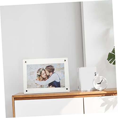 Tofficu 2 Unidades Expositor de notas display acrilico expositor acrilico suporte de exibição de not