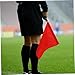 4Pcs Soccer Referee Flags, Volleyball Flags with Comfort Handle, Perfect for Track & Field Events Flag Football Flag Football Set Referee