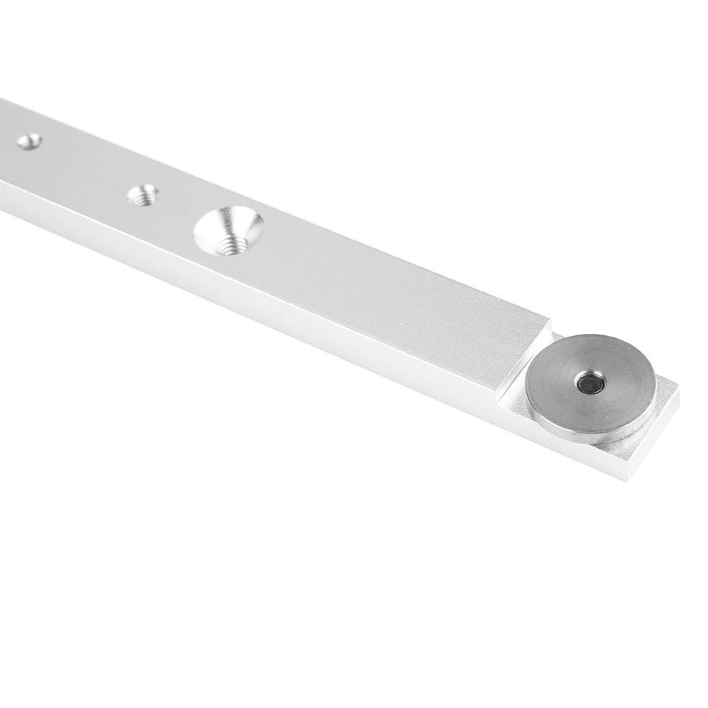 Pręt ukośny szyny 650 mm, prowadnica ukośna ze stopu aluminium Piła stołowa Pręt pomiarowy Narzędzie do obróbki drewna do budowy różnych przyrządów, regulowana prowadnica ze stali nierdzewnej
