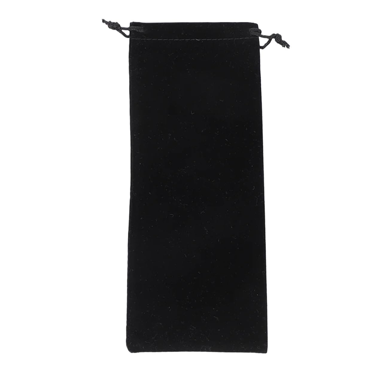 Pochon Tissu Pochettes en Velours à Cordon de Serrage, 50 pièces, for Bouteille de Parfum, téléphone, Sacs d'emballage Cadeau de noël 8 * 17 10 * 20 10 * 25 10 * 30cm(Black (no Logo),10x30cm)