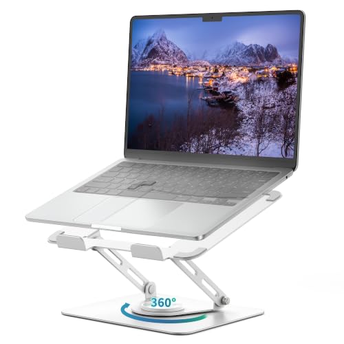 ALASHI Laptop Stand for Desk with 360° Rotating...