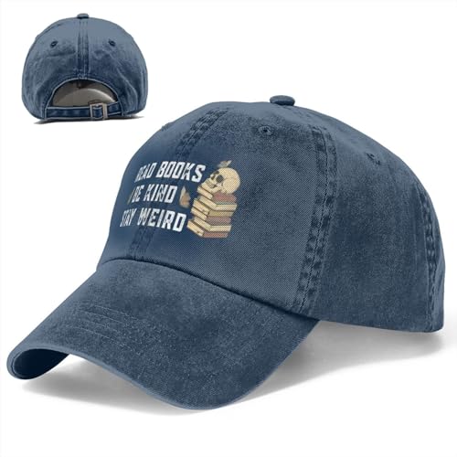 Gorra para mujer con diseño Read Books Be Kind Stay Weird miniatura 7