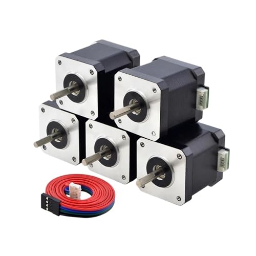 Moteur pas à pas Nema 17 0.55 Nm 2A de 42x48mm en lot de 5 pièces