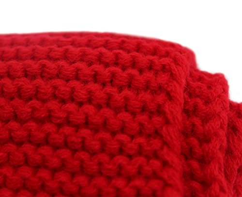 RARITYUS Kids Knitted Scarf Fashion Solid Color Toddler Soft Warm Scarves Neck Warmer Winter for Girls Womens3