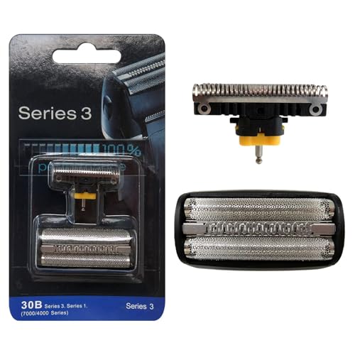 MIFADLE 30B Shaver Replacement Head Shearing Blade w/Retail Packaging For Braun 3 Series 7504, 7505, 7510, 7511, 7514, 7515, 7516, 7763, 7783, 7785, 7765 -  MIFE-087-PA4