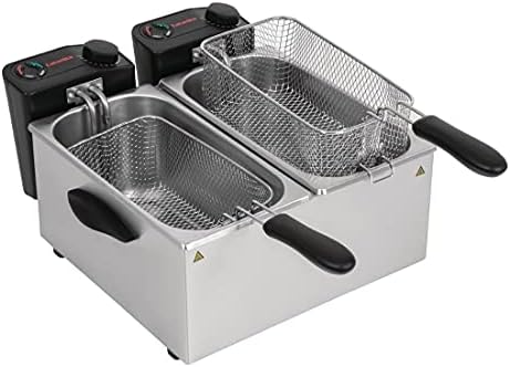 Caterlite Light Duty Fryer with Two 3.5L Tanks and Removable Inner Pot 2 x 2Kw