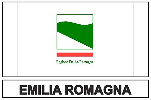Preisvergleich Produktbild Akachafactory Sticker Aufkleber Flaggen Flagge Fahne Emilia Romagna