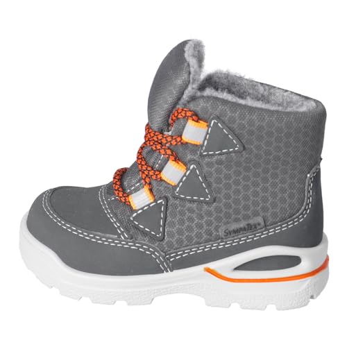 RICOSTA Child Emil Boots,Width: Normal (WMS),Removable Insole,Sympatex,Washable, Grey Grey 480, 24 EU Ancho2