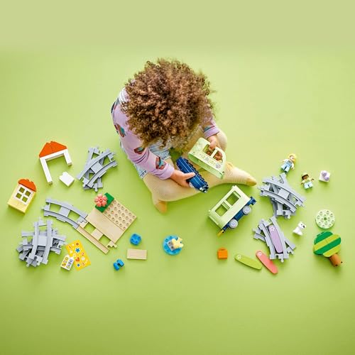 Image of LEGO DUPLO Town Interactive Adventure Train Set 10427 - Building Blocks Set for Age 2+ Boys and Girls