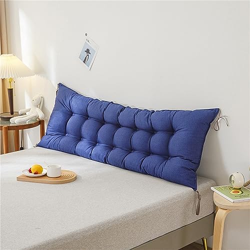 Morbuy Sunlounger Cushions Replacement with Top Cover Thick, Garden Bench Cushion Sunbed Rocking Chair Cushion for Indoor Outdoor Garden Patio (200 * 50 * 10cm,Dark blue)