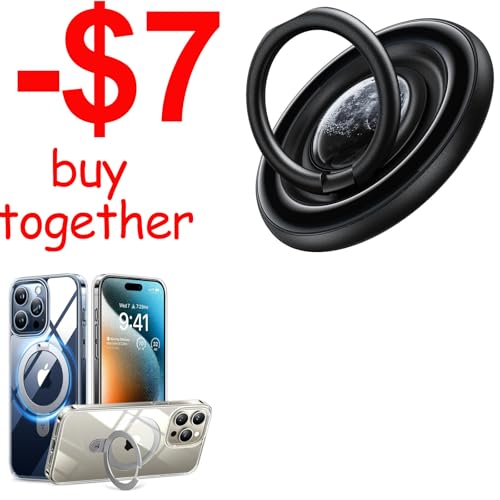 Magnetic Case & Magnetic Phone Grip Ring Holder Kickstand Spinner