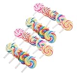 Angoily 18 piezas Colgantes Encantadores de Paletas de Coloridas para Hacer Joyería DIY Accesorios Creativos para Collares Pulseras y Llaveros