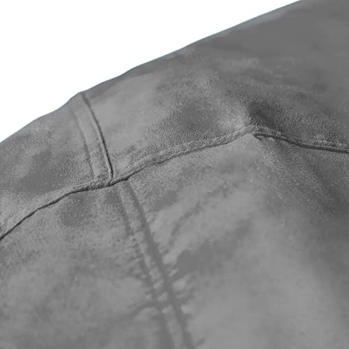 Lumaland Luxurious Giant 7Ft Bean Bag Chair With Microsuede Cover - Ultra Soft, Foam Filling, Washable Jumbo Sofa For Kids, Teenagers, Adults Sack Dorm, Family Room Dark Grey #TOP7