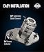McKillans Automatic Foam Cannon Mount - 304 Stainless Steel - Automatic Quick Connect