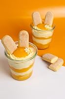 RUF Engels Creme Pfirsich-Maracuja, Dessertpulver für eine Dessertcreme mit Fruchtstückchen und dem fruchtig frischem Geschmack von Pfirsich und Maracuja, 4 Portionen – Ansicht 3