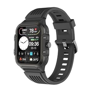 Outdoor Sports Smart Watches,Three Defense Watch,Activity Fitness Tracker,5ATM Waterproof,Heart Rate ,Blood Oxygen, Sleep Tracker,7 Days Battery Life,100+Sports Modes,Smart Watch for Men