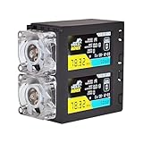 Bitcoins Miner Solo Miner 78KH/s*2 T-Display S19 Pro 2.4G WiFi Bitcoin Solo Lottery Miner S19 Mini Win 3.125 BTC with Low Power LED Fan(Black)