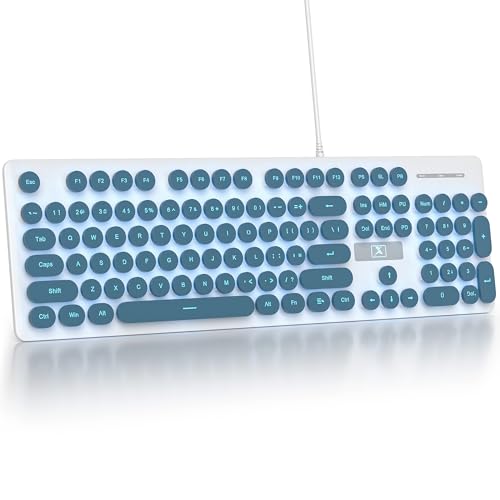 Clavier silencieux à membrane pour travailler la nuit sans bruit avec 104 touches