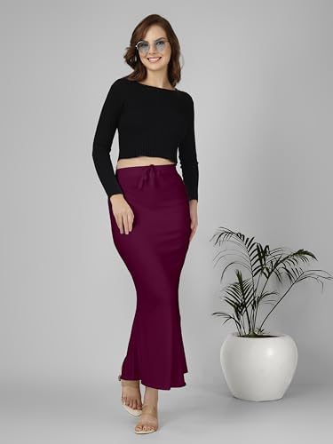 Image of Nexsus Stretchable Saree Shapewear | Petticoat for Women | Cotton Blended | Skirts for Women | Shape Wear Dress for Saree | Available in 80+ Colors and Plus Sizes