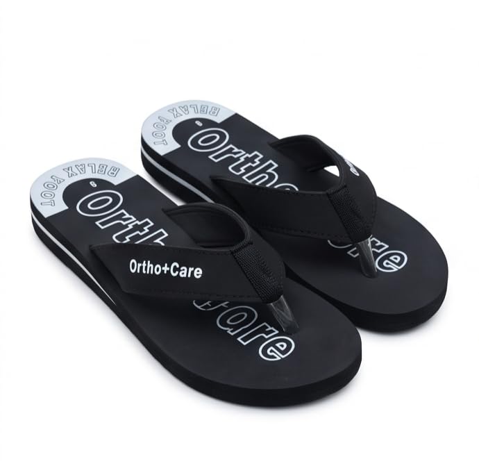 dhl Men's Orthopedic Super Soft, Lightweight and Comfortable Flip Flops Relax Foot Design, ISI Certified for Home Daily Use-picture-39