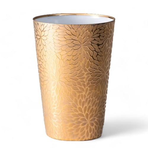 J-kitchens Ultra Thin Cup, Tumbler, Gold, Kaisekiku, Wooden Box, 12.5 fl oz (370 ml), Made in Japan