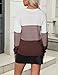 Zeagoo Womens 2025 Pullover Sweaters Batwing Long Sleeve Ribbed Knitted Pullovers Crochetd V Neck Tops Multicolored M