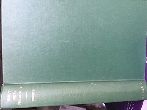Buy Early Greek Philosophy — BookShops.in