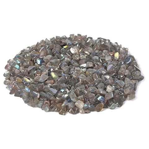 Justinstones Natural Labradorite Polished Chips Crushed Tumbled Stone Crystal Healing Embellishments 100 Grams Cover