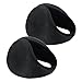 Gcroet Ear Muffs Fleece Warm Earmuffs Ear Warmer Winter Accessory for Men Women Black 2pcs Style 1