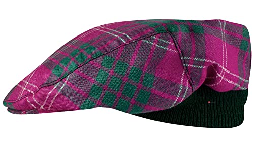 Casquette plate motif tartan Crawford Ancient mixte I LUV LTD à ajustement confortable